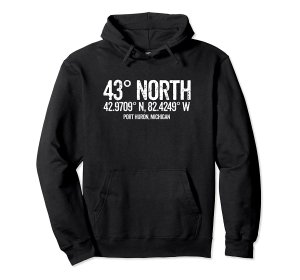 43 degrees north hoodie