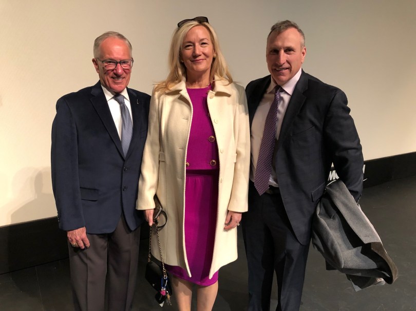 Mike Emrick, Diane and Pat Verbeek